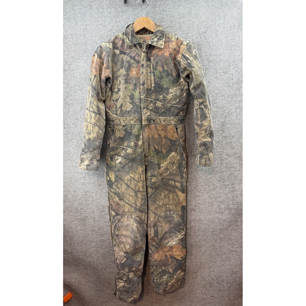 RedHead Silent-Hide Youth 12 Mossy Oak Camo Insulated Hunting Coveralls Outdoor